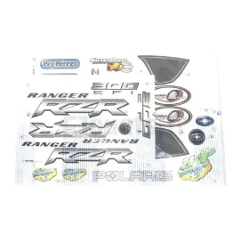 Décors adhésif Polaris Ranger RZR 24 Volts 2012 Peg-Pérego PEG-PEREGO