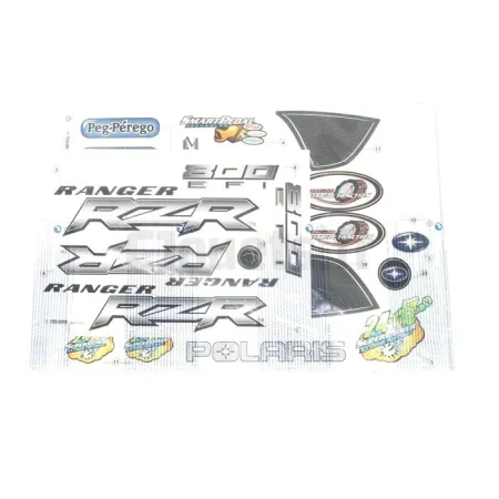 Zelfklevende stickers 2012 Polaris Ranger RZR 24 Volt Peg-Pérego