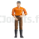 Figur Brauner Mann - BRUDER - 60007 BRUDER