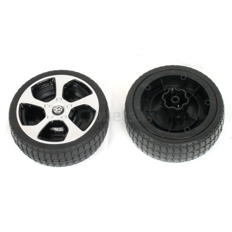 2 Rear Wheels for Golf GTI Electric 12 volts