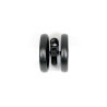 Black front wheel for Peg-Pérego Pliko P3 Compact stroller SAPI5368JKN