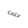 Rear crossbar for Duette Peg-Pérego stroller ARPI0760L31NGR