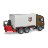 Camion de Logistique Scania R-Serie UPS avec chariot élevateur Bruder 03581 03581