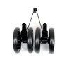 Black rear wheels for Peg-Pérego Pliko P3 Compact stroller SAPI6099KL31N