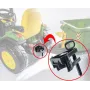 Attelage Tracteur John Deere Peg-Pérego pour remorque Rolly Toys PEG-PEREGO