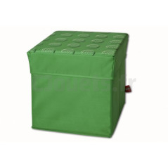 Sedadlo a zelený úložný box LEGO