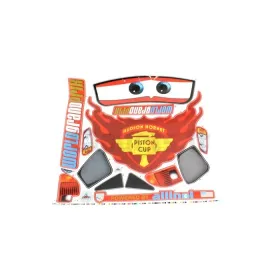Decoraciones adhesivas Parte 2 Rayo McQueen Feber
