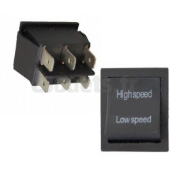 Slow or fast speed switch INTRL/LH