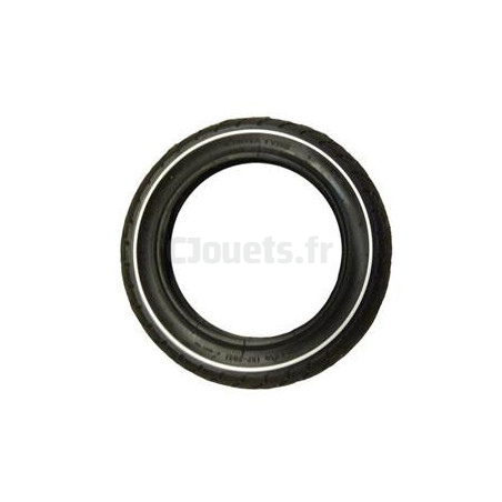 12.5 x 2.25-8 slick tire with white stripe for Berg karts