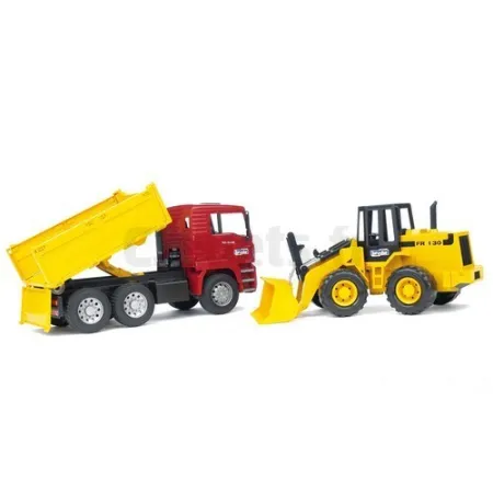 Camión MAN con pala cargadora BRUDER 02752