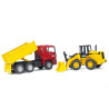 MAN truck with BRUDER 02752 loader 02752