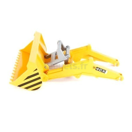 Pelle de chargement pour Tractopelle JCB 4CX BRUDER 02428