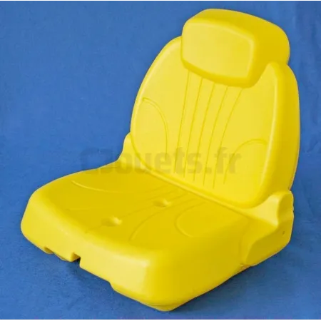 Asiento amarillo para tractor Rolly Toys