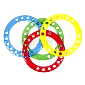 Coloured rings for Hasbro Twister Hoopla game HASBRO