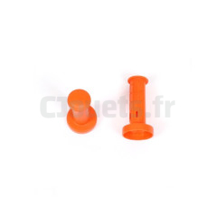 Poignées Orange pour guidon CORRAL T-REX Peg-Pérego SPST9297AK