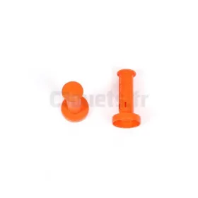 Puños de manillar naranja CORRAL T-REX Peg-Pérego