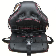 Leather-look seat with harness for electric vehicle for children CRO136290671