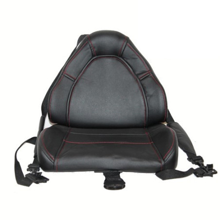 Leather-look seat with harness for electric vehicle for children