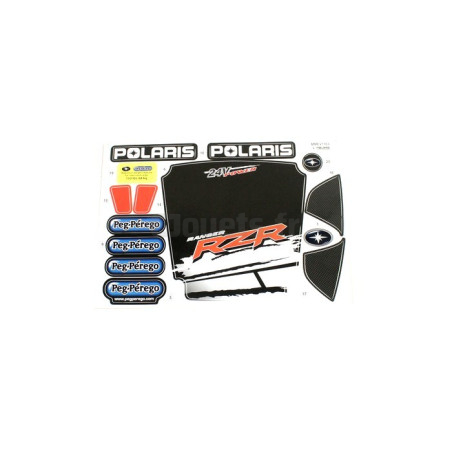 Polaris Ranger RZR 24 Volts 2015 adhesive decorations Peg-Pérego