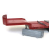 Rouge Bruder Low Bed Trailer 42823