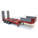 Rouge Bruder Low Bed Trailer BRUDER (pièces)