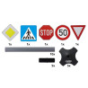 5 Piece Model A Traffic Signs JA460257