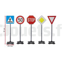 Panneaux de signalisation 5 pièces Modèle A JAMARA