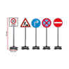 5 Piece Traffic Signs Model B JA460293