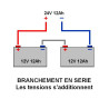 Schéma Branchement batteries en série BAT/S