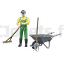 Farmer Bruder figurine 62610 BRUDER