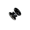 Double front wheels in anthracite gray For Aria Peg-Pérego stroller SAPI5242NGP