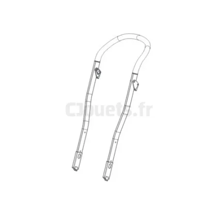 Complete duwbeugel voor Peg-Pérego Duette kinderwagen