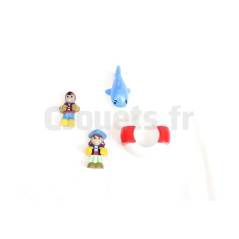 Personnages et bouée pour bateau pirates Little Tikes 628566M/PERS