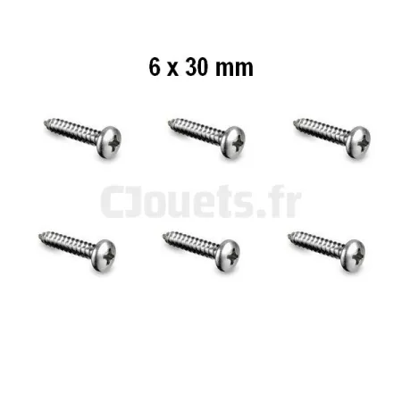 Tornillos 6 x 30 mm