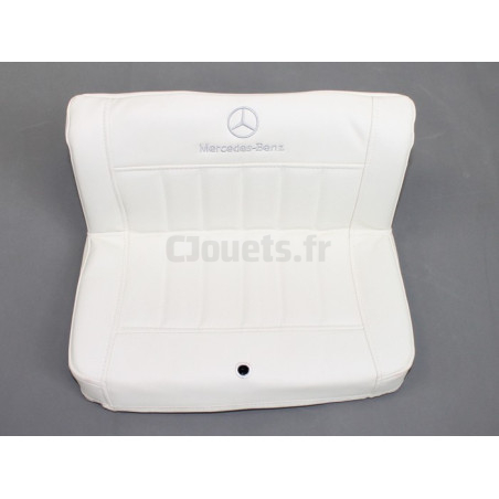 Siège cuir blanc pour Mercedes 300S Electrique 12 volts