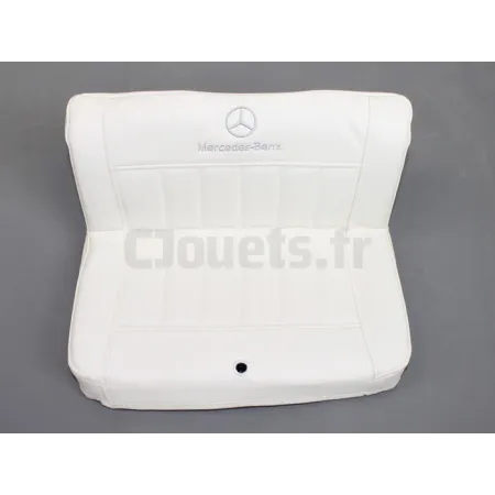 Wit lederen zetel voor Mercedes 300S Elektrisch 12 volt