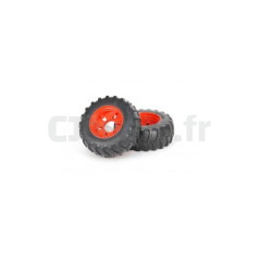 Front wheels for Claas Jaguar 980 Bruder 02134 forage harvester BRUDER (pièces)