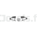 Steering wheel with mirrors for Claas Jaguar 980 Bruder 02134 forage harvester BRUDER (pièces)