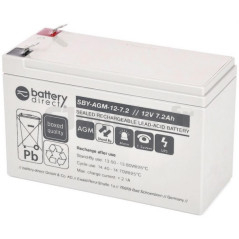 12 Volt 7.2Ah battery SBY-AGM-12-7.2