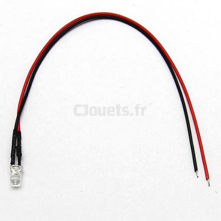 LED Blanc 5mm 12 Volts