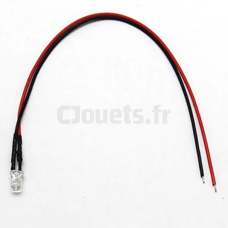 LED Rouge 5mm 12 Volts