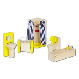 Baño de casa de muñecas BEEBOO