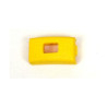 Yellow outline of the left button for CHOO CHOO Peg-Pérego train SPST8532KSYY