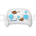 2.4 Ghz remote control for children's electric cars TEL/BLEU-BLANC2.4GHZ