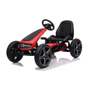 Kart à Pédales Mercedes Rouge pour Enfants 3 à 8 ans Sans marque