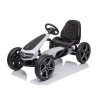 Kart à Pédales Mercedes Blanc pour Enfants 3 à 8 ans KART/MBLANC