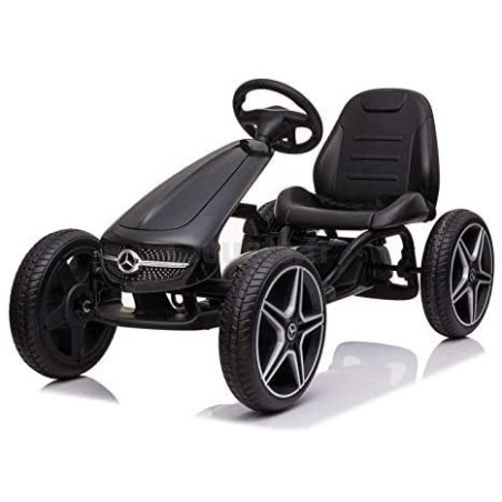 Kart à Pédales Mercedes Noir pour Enfants 3 à 8 ans