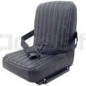 Black seat for VW Bus T1 Samba