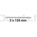 Steel rod 3 x 124 mm for Smoby football table SMOBY