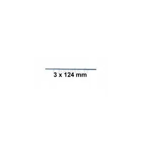 Stalen stang 3 x 124 mm voor Smoby tafelvoetbal